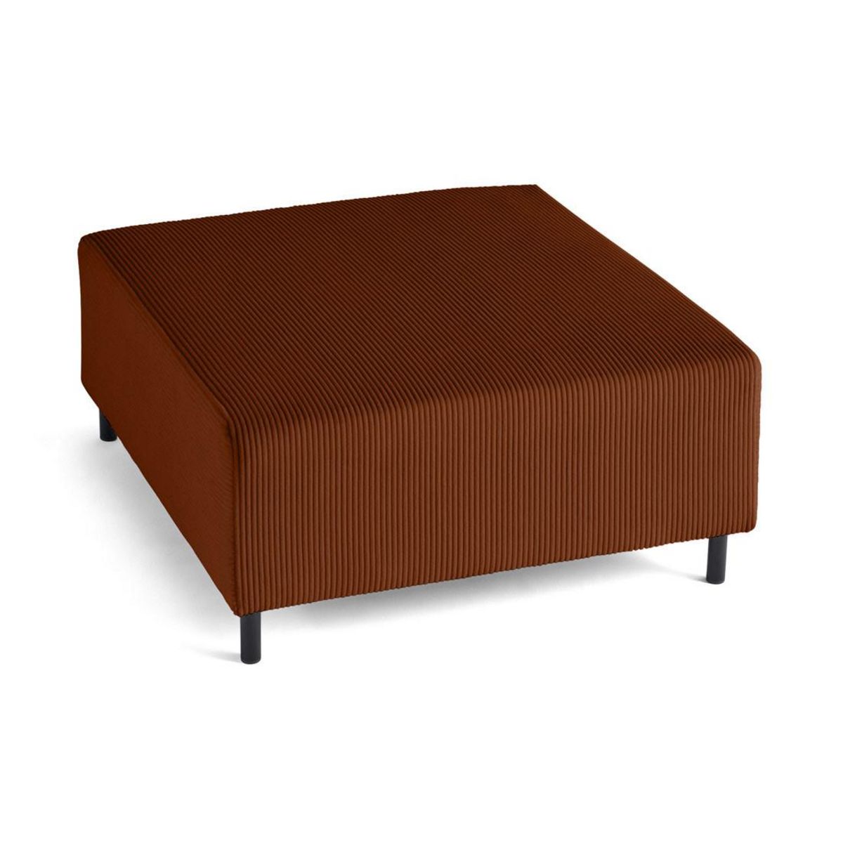 LISA DESIGN Edinburg - pouf modulable - en velours côtelé