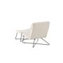 Voir la diapositive 5 : Paris Prix Fauteuil & Pouf Design Bouclette  Laconia  88cm Blanc