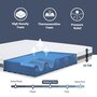 Voir la diapositive 4 : THE WHITE STONE Matelas 70 x 140 Orthopédique Antibactérienne | Hauteur 20 cm | Revêtement 3D Air en Fibre Hypoallergénique