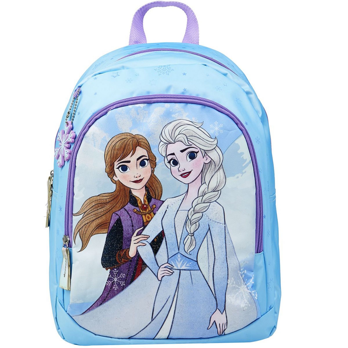 DISNEY Sac à dos 2 compartiments bleu Reine des Neiges