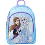 Voir la diapositive 1 : DISNEY Sac à dos 2 compartiments bleu Reine des Neiges