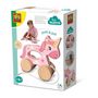 Voir la diapositive 1 : SES Creative Licorne en bois 2 en 1 - A pousser et a tirer - SES CREATIVE - Licorne rose a pousser ou a tirer.