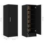 Voir la diapositive 6 : VIDAXL Armoire a chaussures Noir 32x35x92 cm Bois d'ingenierie