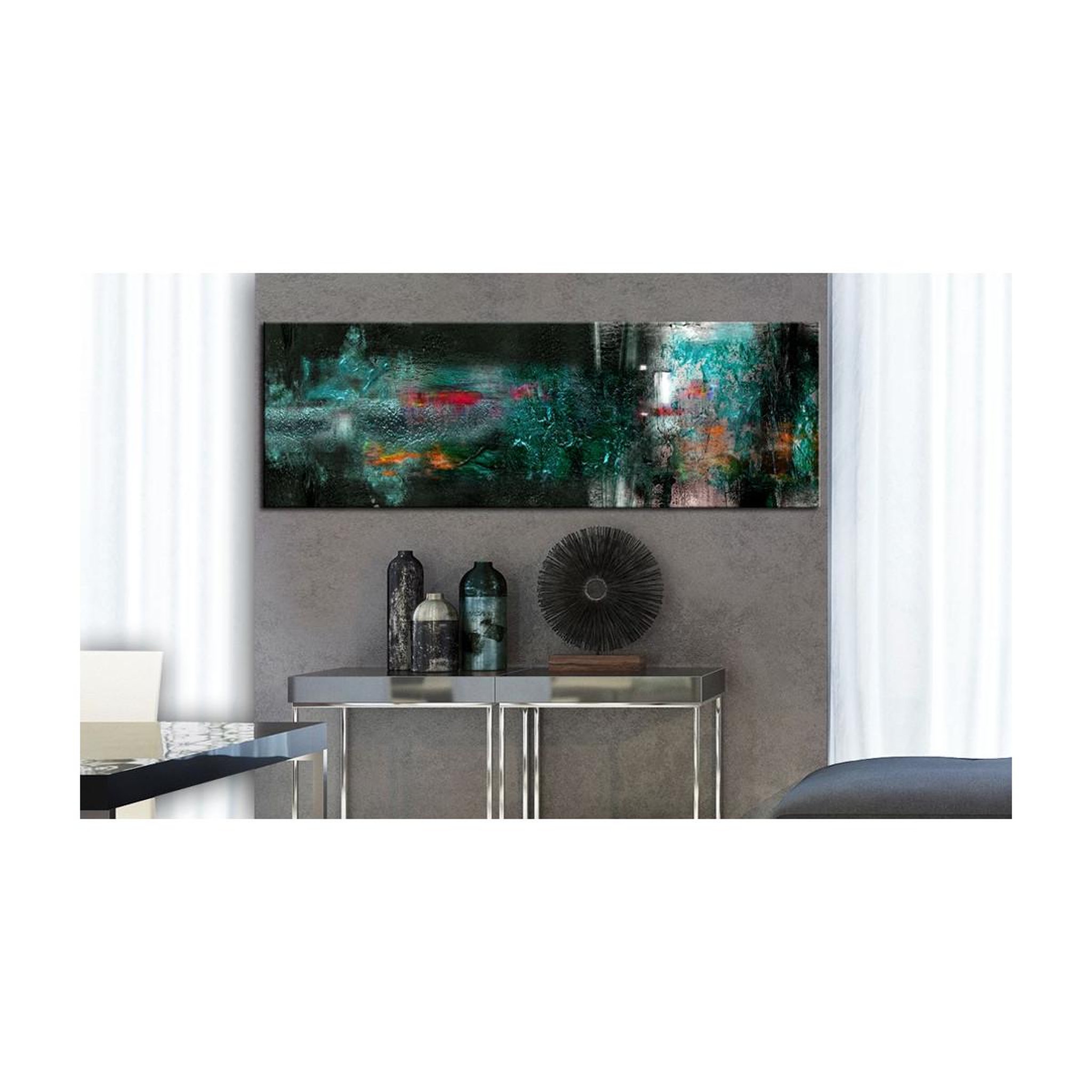Voir la diapositive 2 : Paris Prix Tableau imprimé  turquoise power