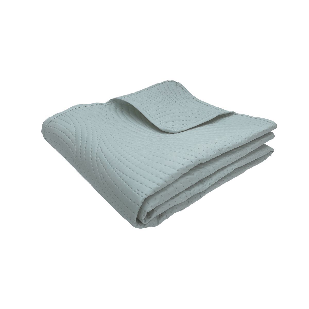 ACTUEL Couvre lit uni en microfibre PASTEL