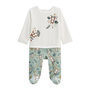 Voir la diapositive 1 : Petit Béguin Pyjama bébé en velours Cache-cache