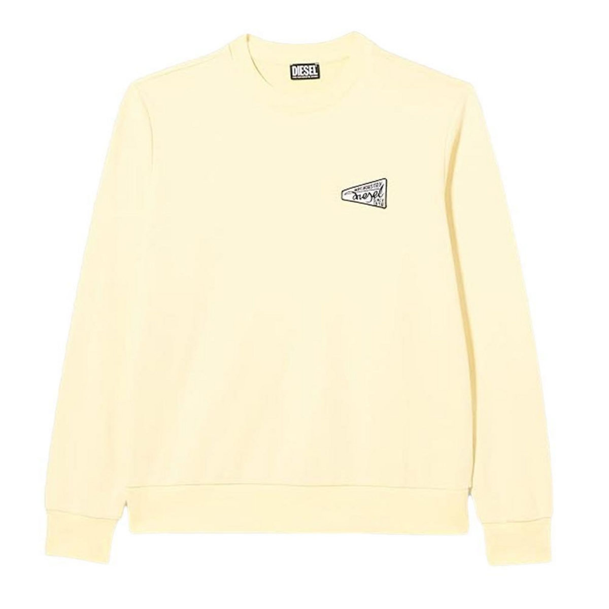 DIESEL Sweat Jaune Homme Diesel Ginn Felpa