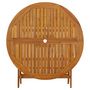 Voir la diapositive 5 : VIDAXL Table pliable de jardin 110 cm Bois d'acacia massif
