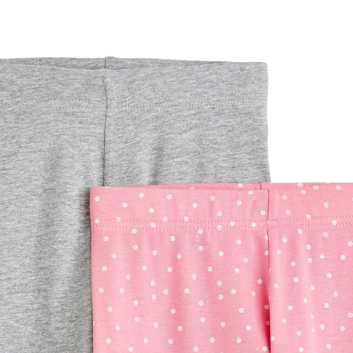 INEXTENSO Lot de 2 leggings à pois fille