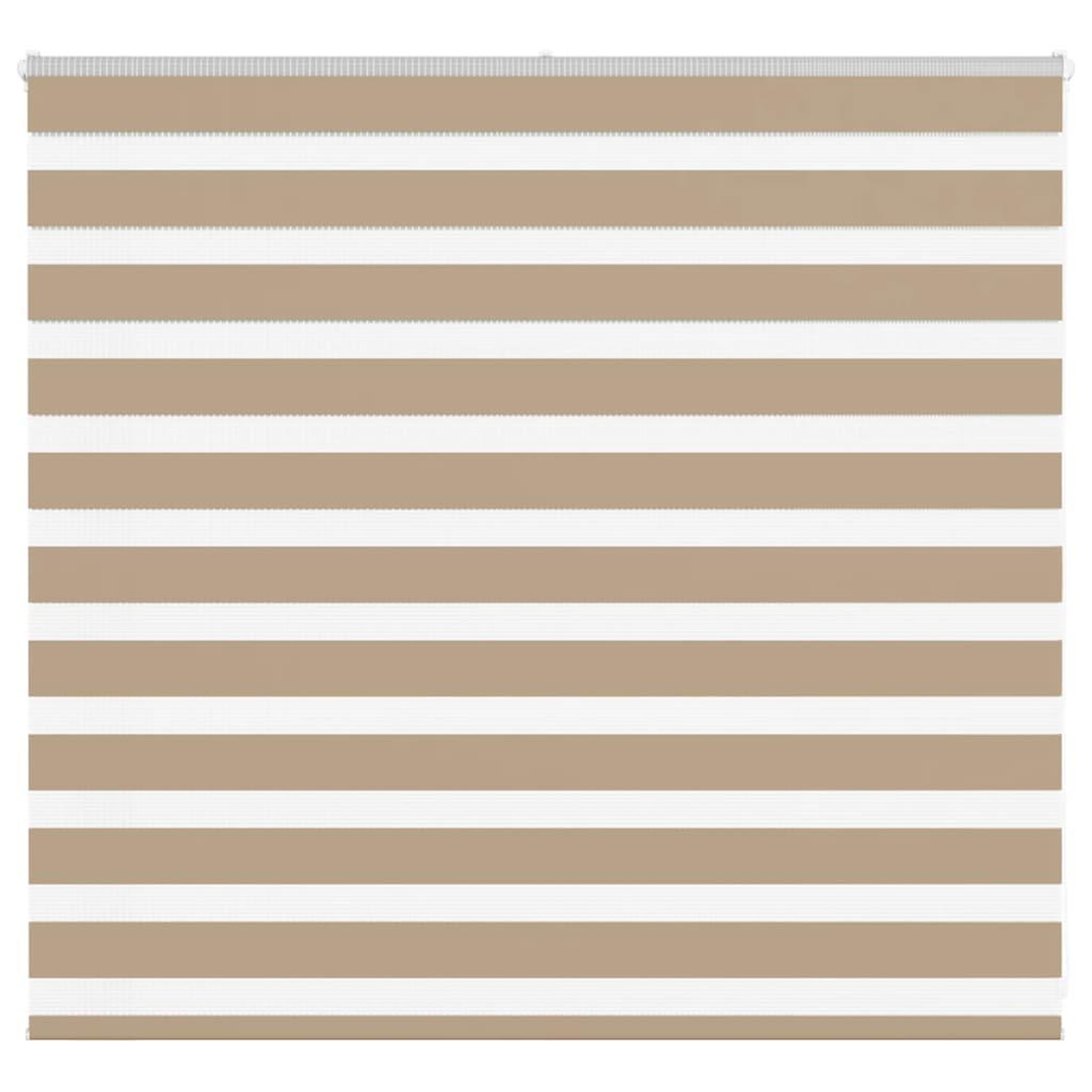 VIDAXL Store zebre marron sable largeur du tissu 150,9 cm polyester