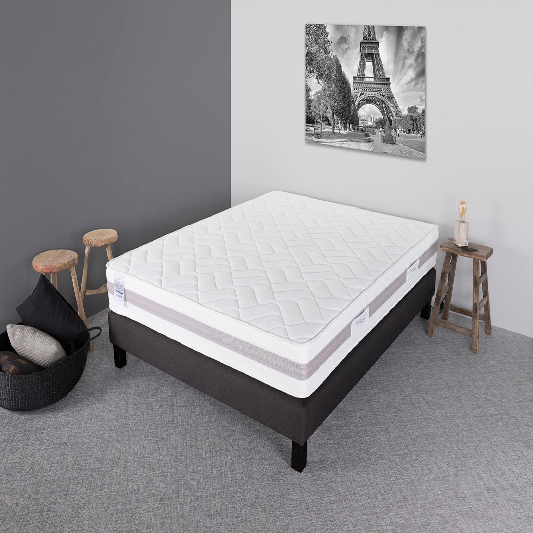 Voir la diapositive 2 : PRESTIGE Collection Matelas ressorts 140x190 cm MATRIX