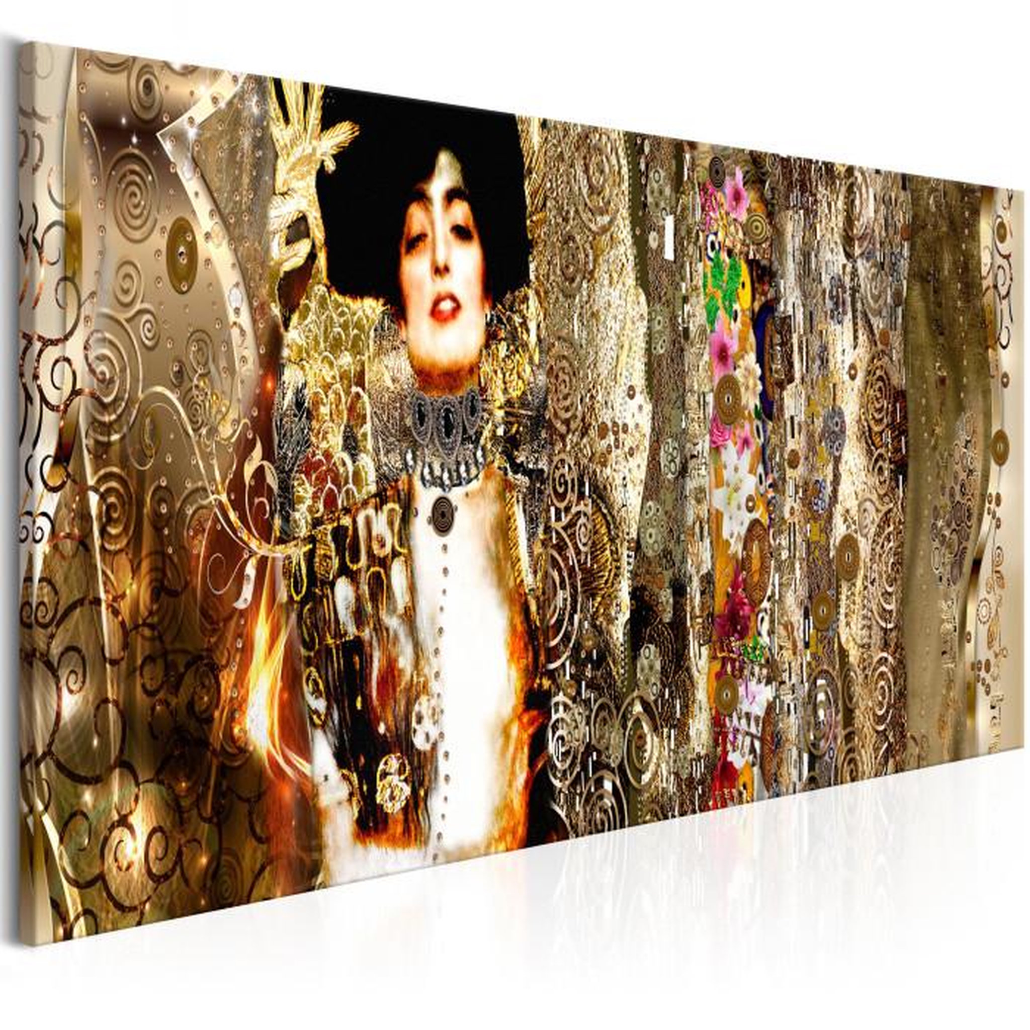 Paris Prix Tableau Imprimé  Judith & Flowers Narrow. Coloris disponibles : Multicolore