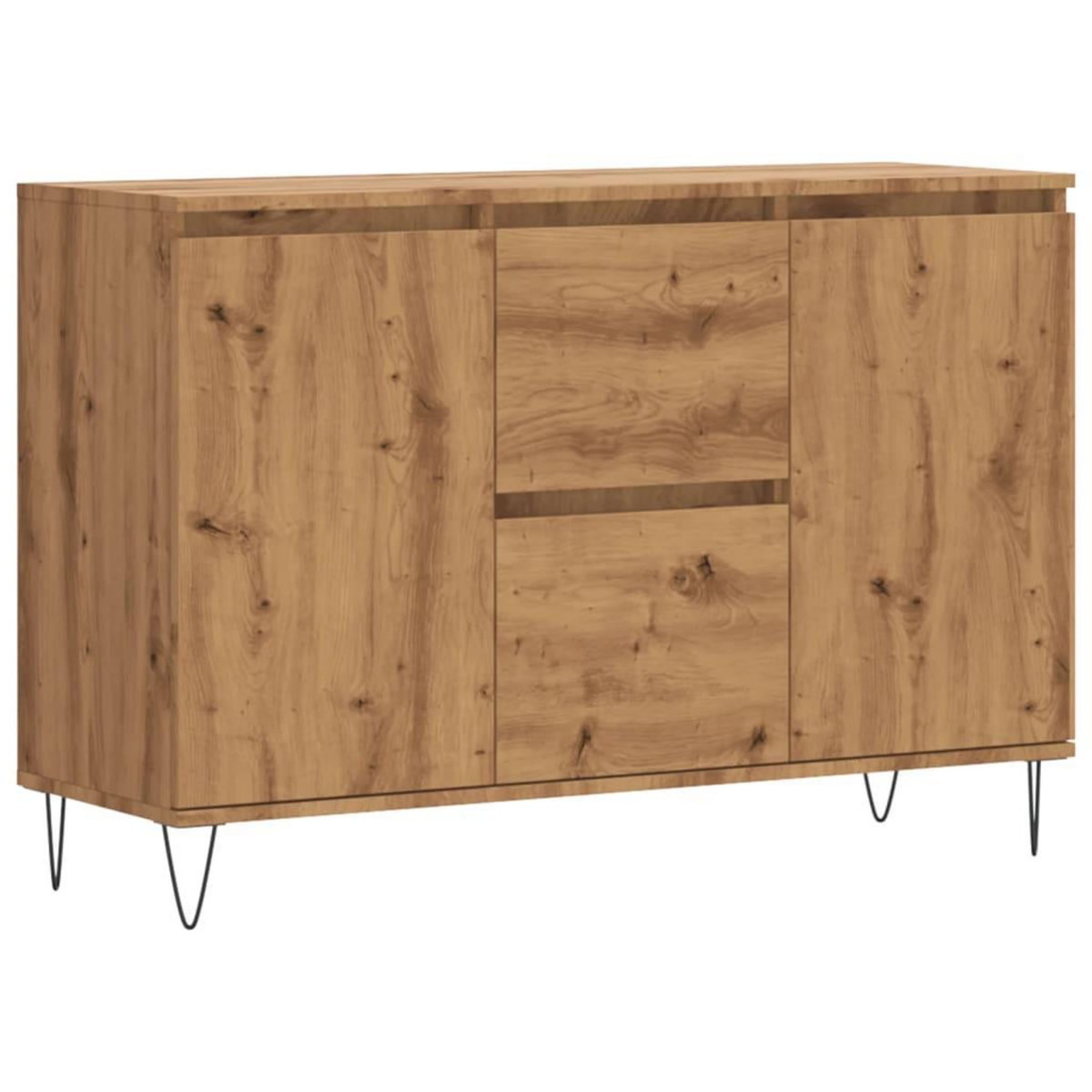 VIDAXL Buffet chene artisanal 104x35x70 cm bois d'ingenierie