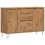 Voir la diapositive 2 : VIDAXL Buffet chene artisanal 104x35x70 cm bois d'ingenierie