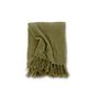 Voir la diapositive 3 : Paris Prix Plaid Uni à Franges  Stanly  130x170cm Vert Mousse