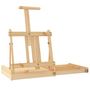 Voir la diapositive 3 : VIDAXL Chevalet de table avec tiroir 41,5x37x12 cm bois massif de pin