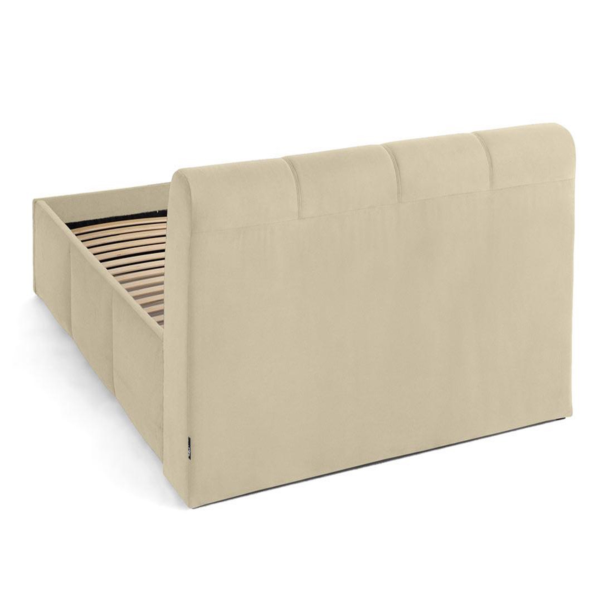 Voir la diapositive 6 : BEST MOBILIER Elysia - lit coffre - 140x190 - en velours - sommier inclus