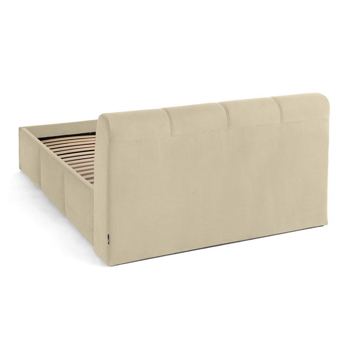 LISA DESIGN Elysia - lit coffre - 140x190 - en velours - sommier inclus