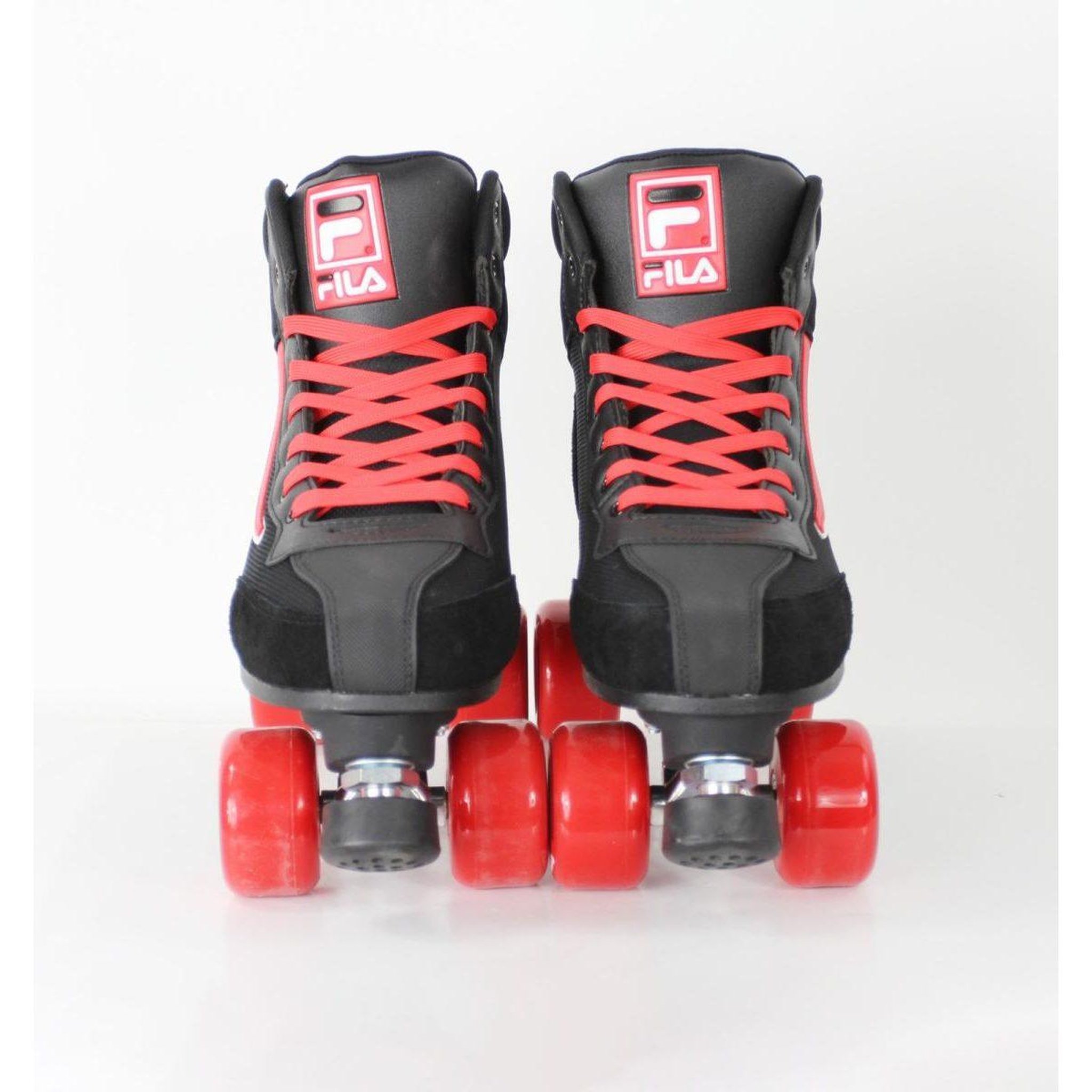 Voir la diapositive 3 : FILA Quad Fila ace rental noir/rouge T38