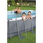 Voir la diapositive 2 : BESTWAY Piscine tubulaire ovale 427x250x100cm Power Steel&trade;