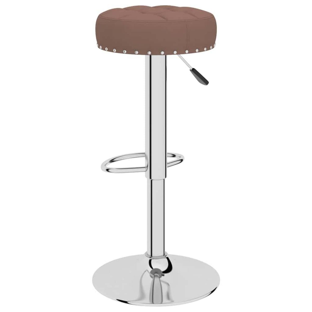 VIDAXL Tabourets de bar lot de 2 marron tissu