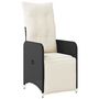 Voir la diapositive 5 : VIDAXL Ensemble de bistro de jardin 11 pcs coussins noir poly rotin