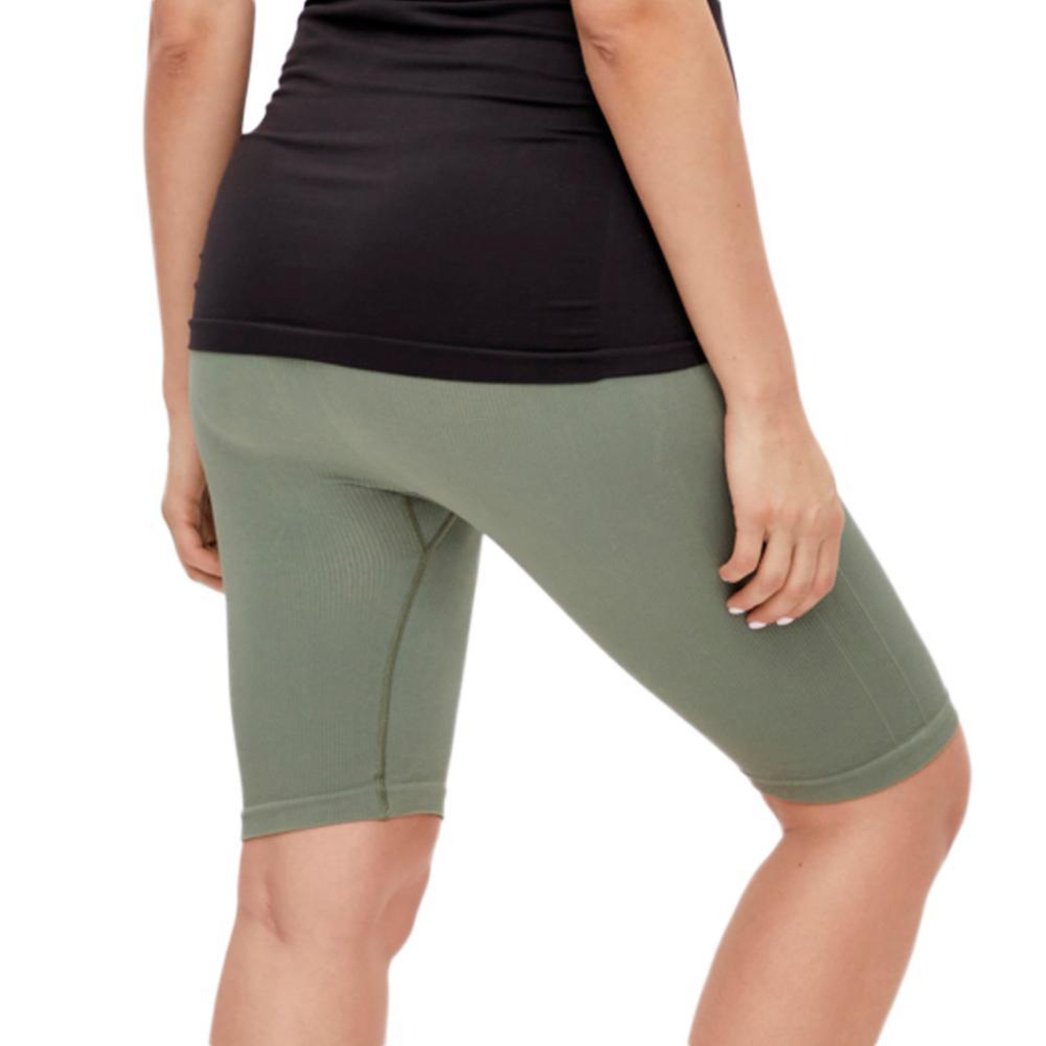 Voir la diapositive 2 : MAMALICIOUS Short de Grossesse Kaki Femme Mamalicious 20014591