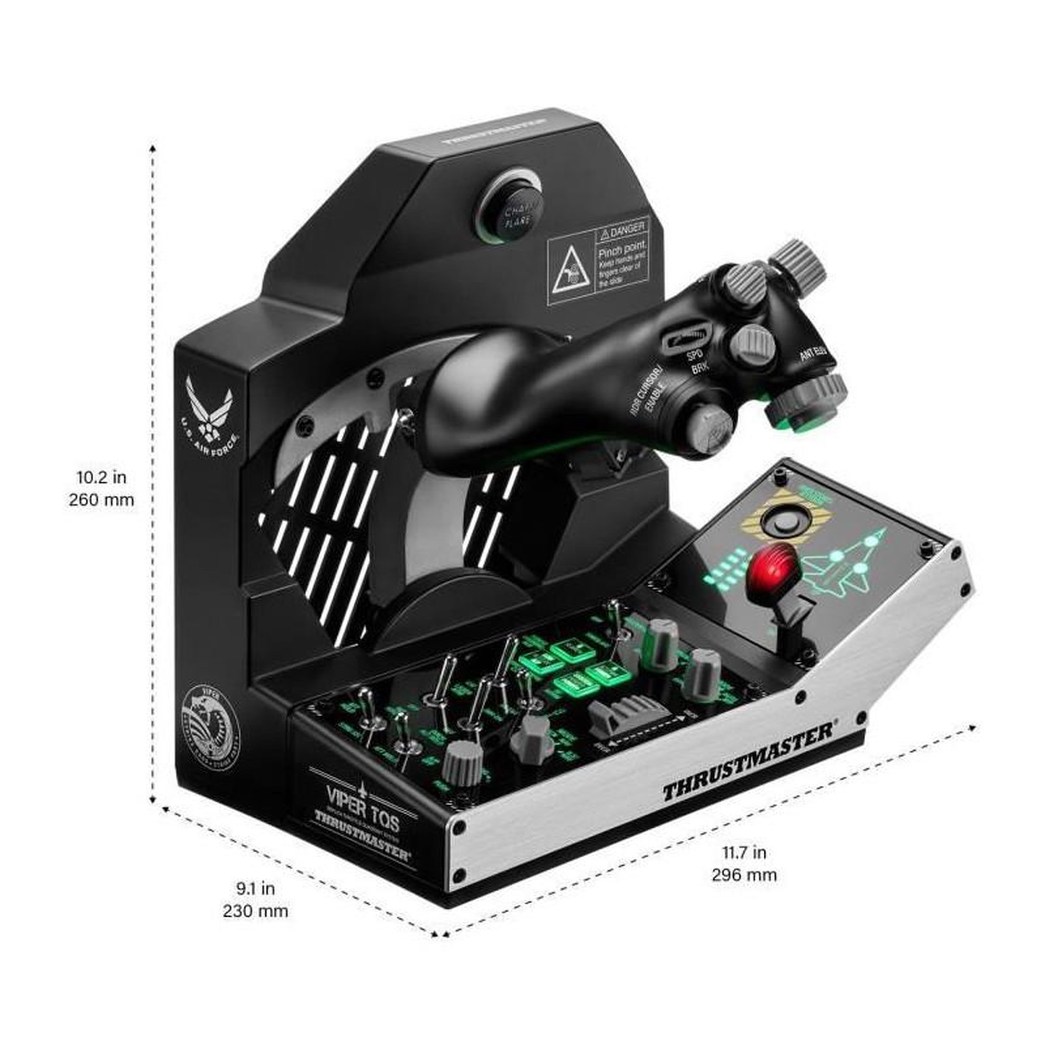 Voir la diapositive 6 : Thrustmaster Manette des gaz - THRUSTMASTER - Viper TQS Mission Pack - Noir