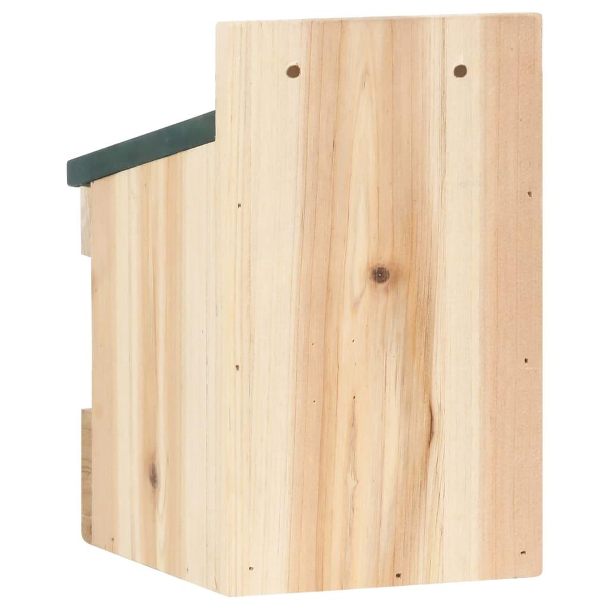 Voir la diapositive 5 : VIDAXL Nichoirs 4 pcs 12x16x20 cm Bois de sapin