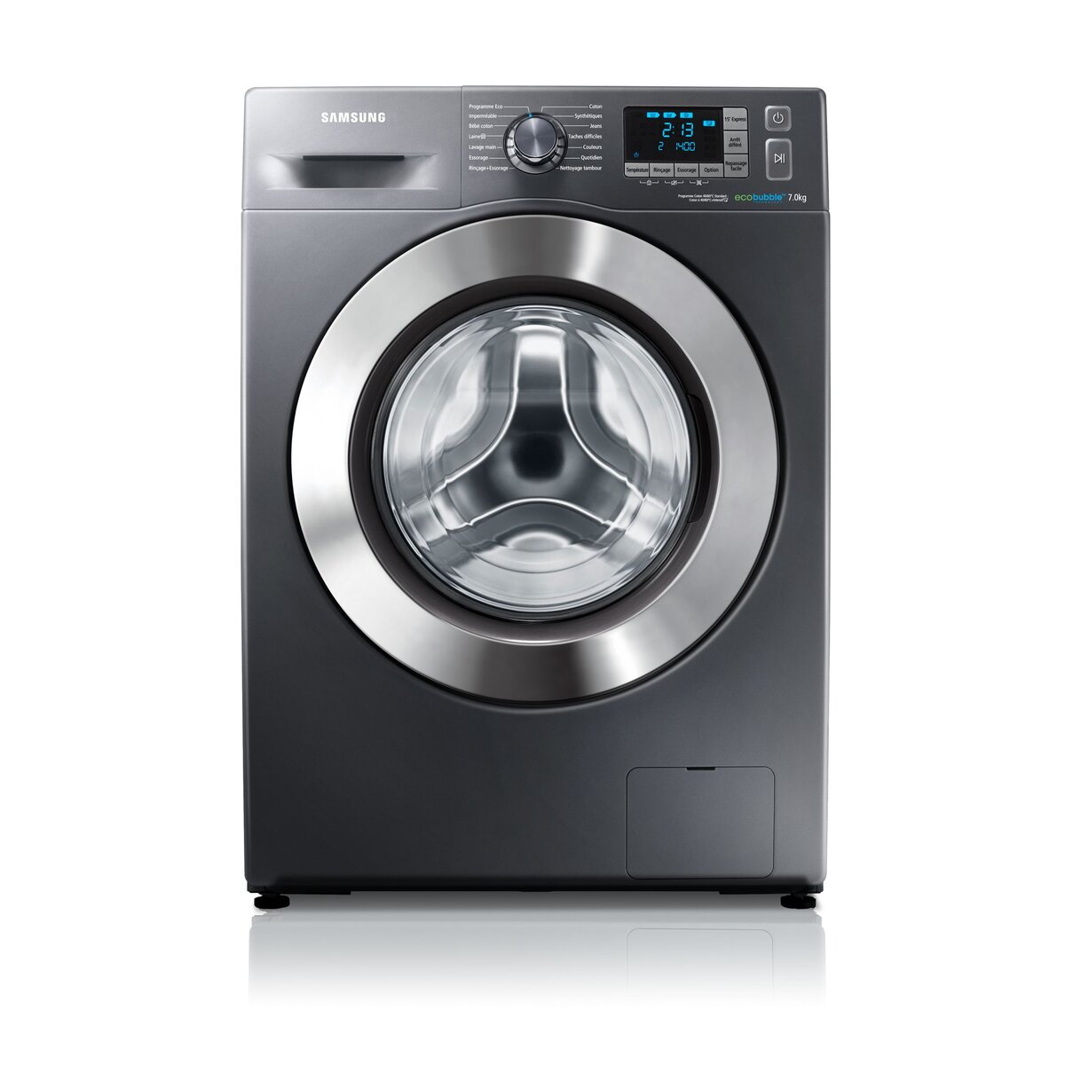 SAMSUNG Lave-linge hublot WF70F5E5W4X, 7 Kg, 1400 T/min