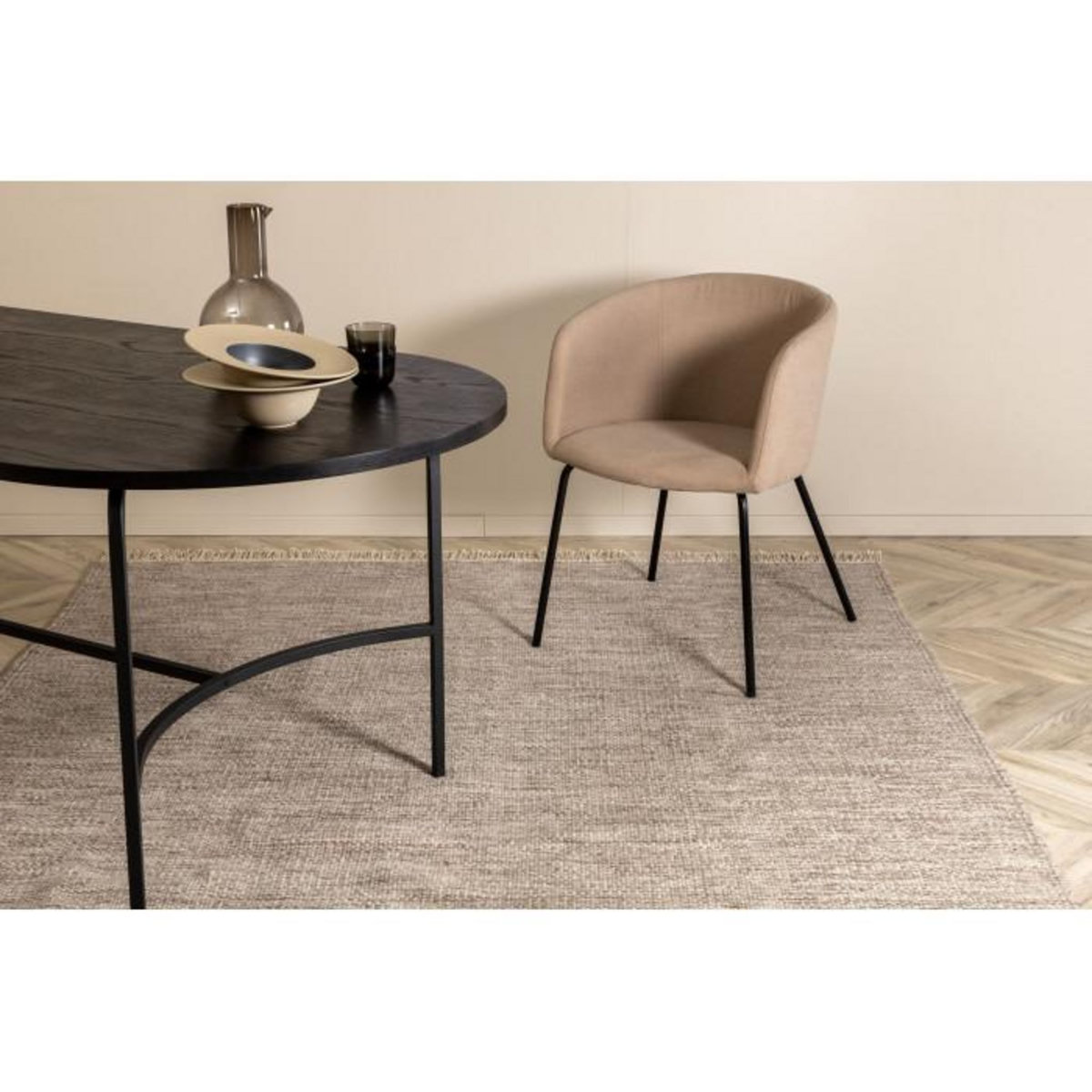 Paris Prix Tapis Design en Laine  Cyrus  160x230cm Beige