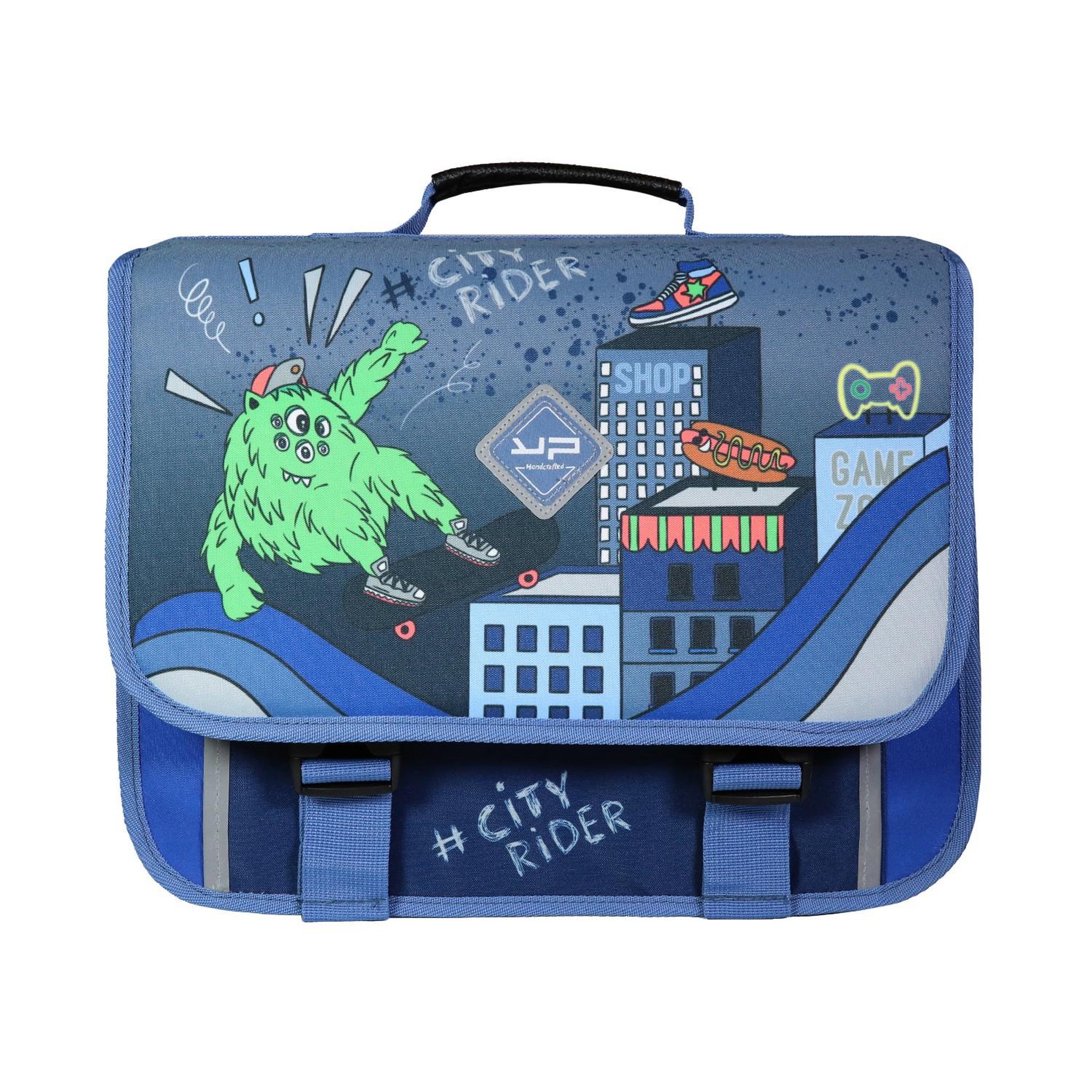 BODYPACK BODYPACK Cartable 38 cm 2 compartiments Monster Bleu