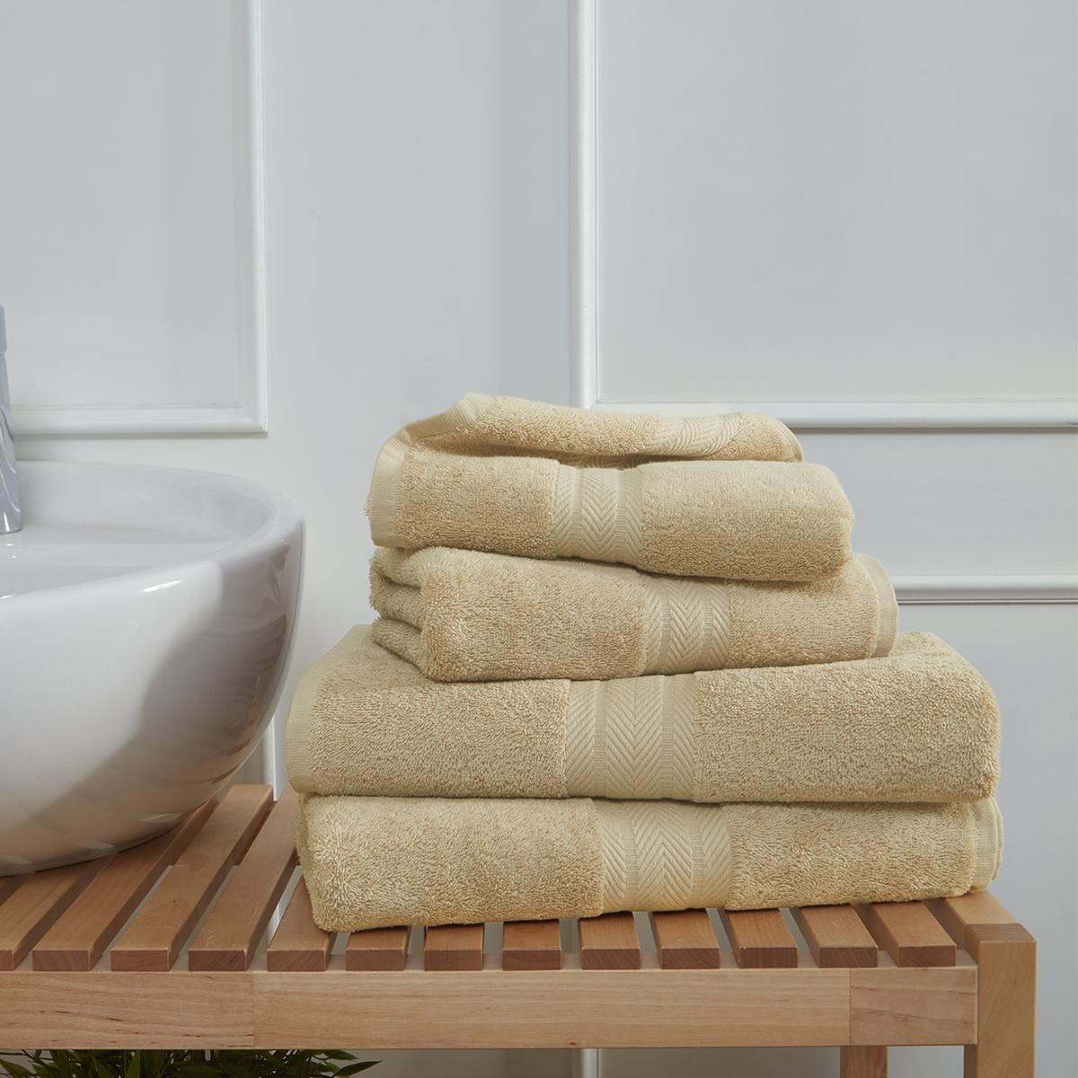 Sensei Maison Ensemble de bain 4 pièces (2 draps de bain + 2 serviettes de toilette) LUXURY