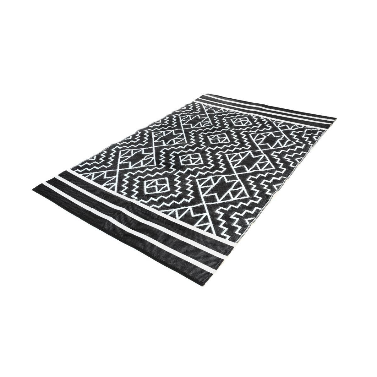 Inkazen Tapis extérieur - 120x180cm - Noir - INCA