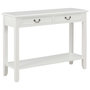 Voir la diapositive 1 : VIDAXL Table console Blanc 110x35x80 cm Bois