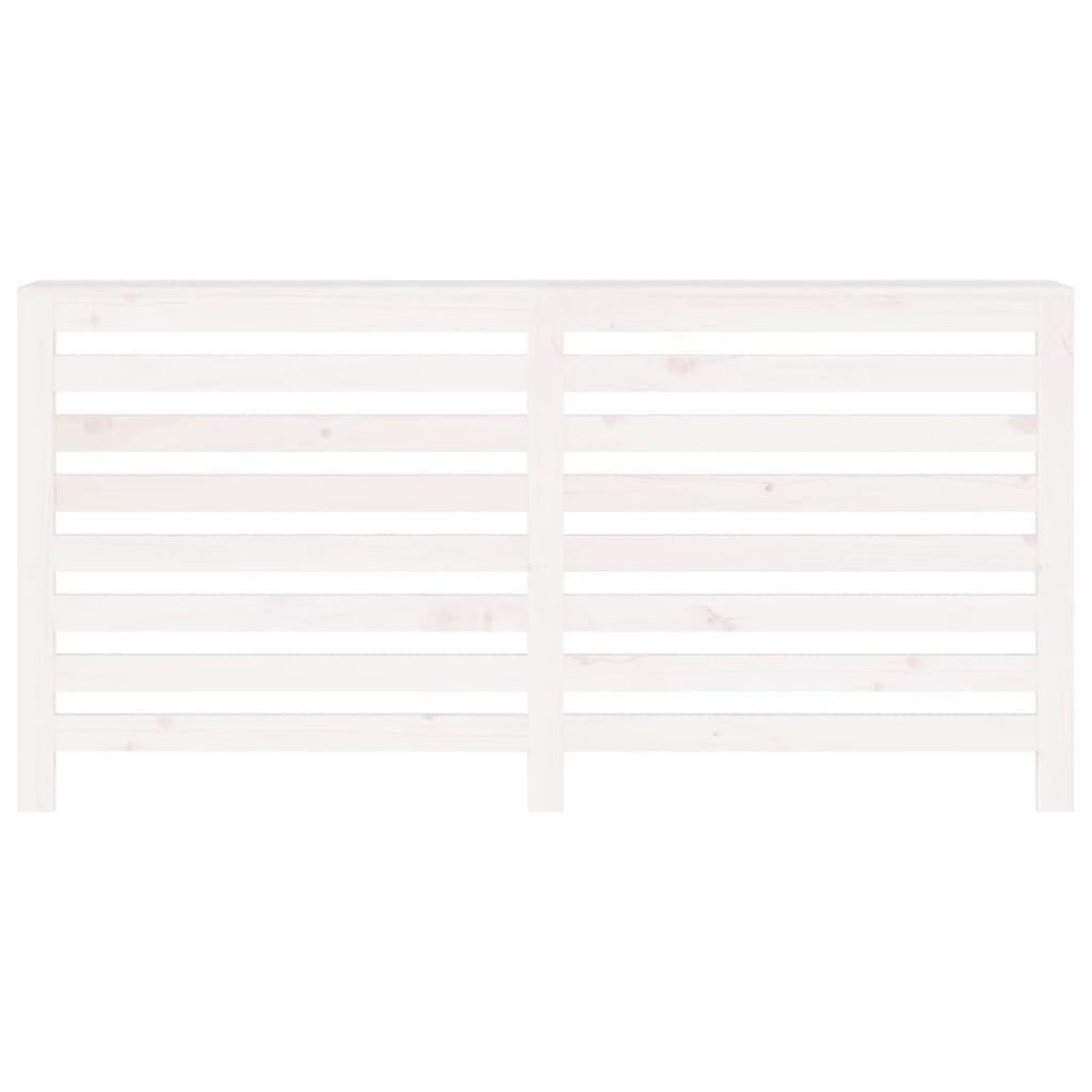 Voir la diapositive 5 : VIDAXL Cache-radiateur Blanc 169x19x84 cm Bois massif de pin