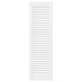 Voir la diapositive 4 : VIDAXL Porte d armoire à persiennes blanc 99x29,5 cm