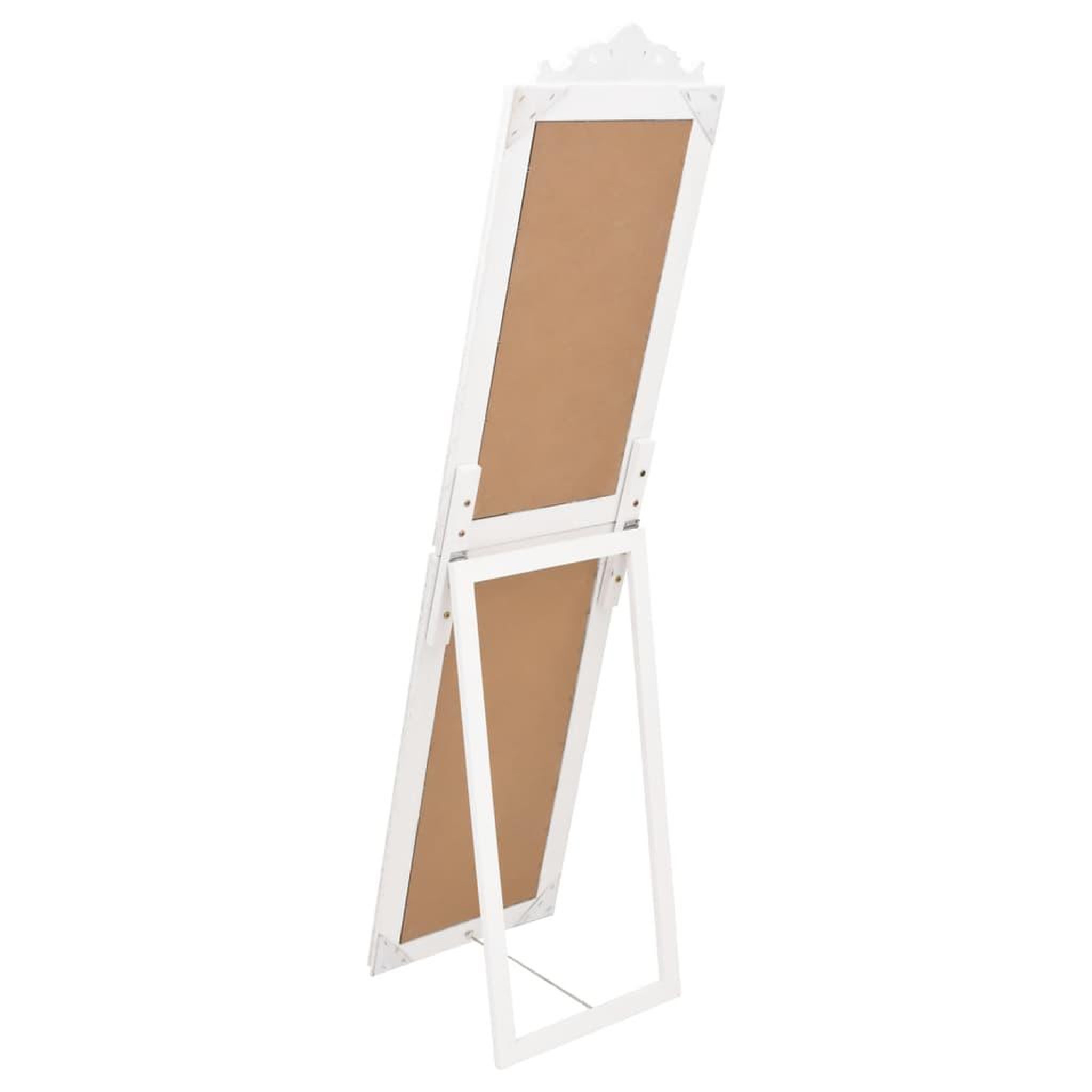 Voir la diapositive 4 : VIDAXL Miroir sur pied blanc 50x200 cm