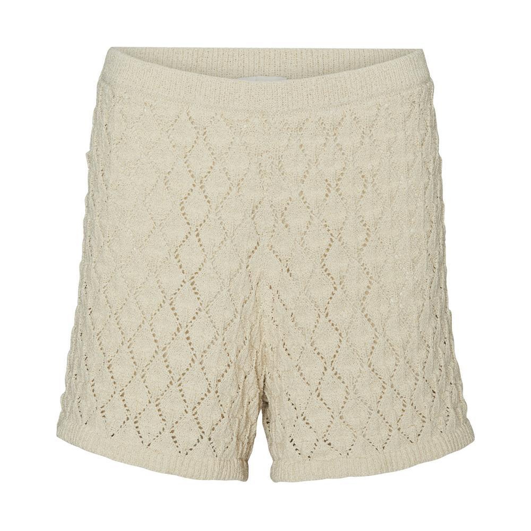 Vero Moda Short Crochet Beige Vero Moda Evelyn. Coloris disponibles : Beige