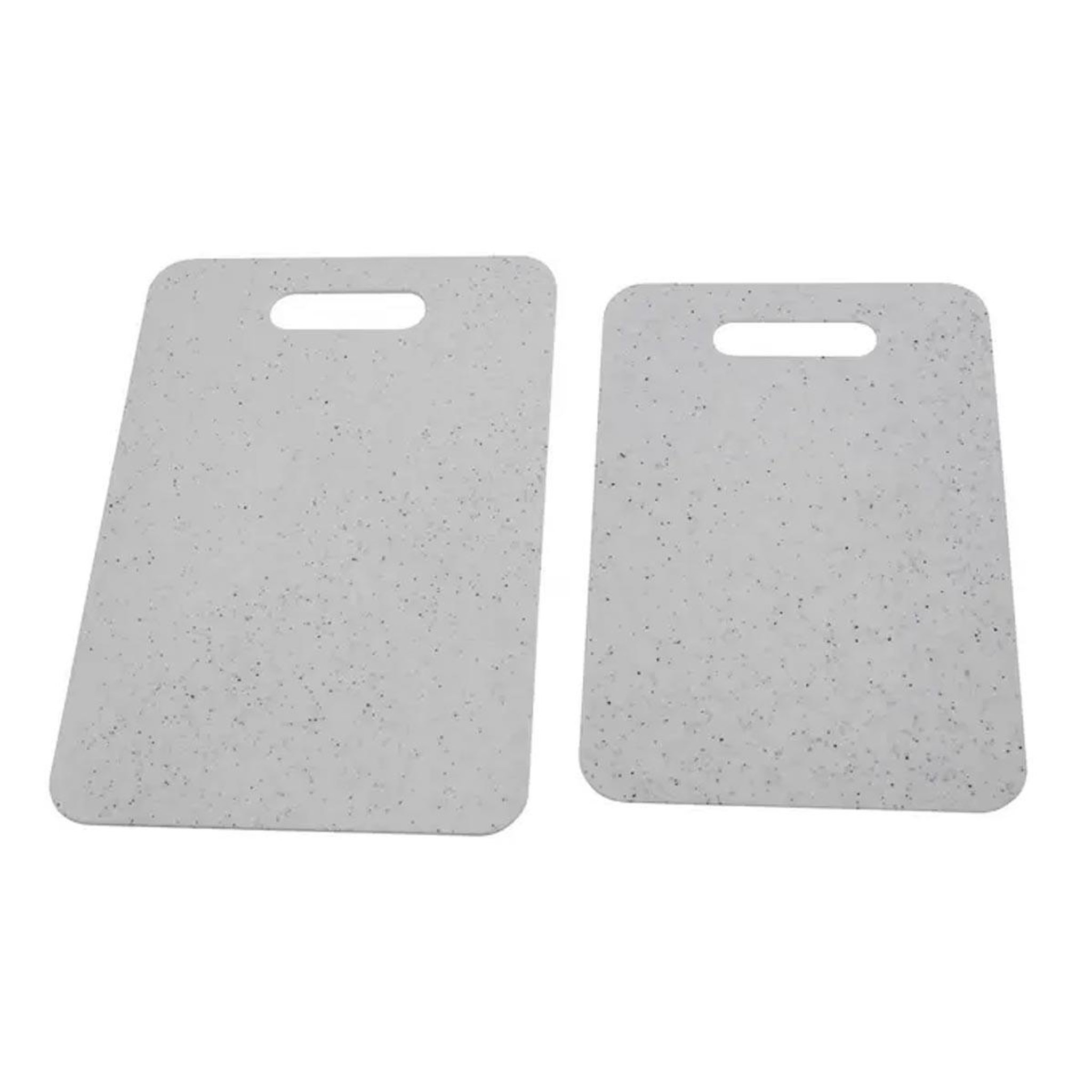 FIVE Lot de 2 Planches à Découper Effet Pierre  Tom  34cm Blanc