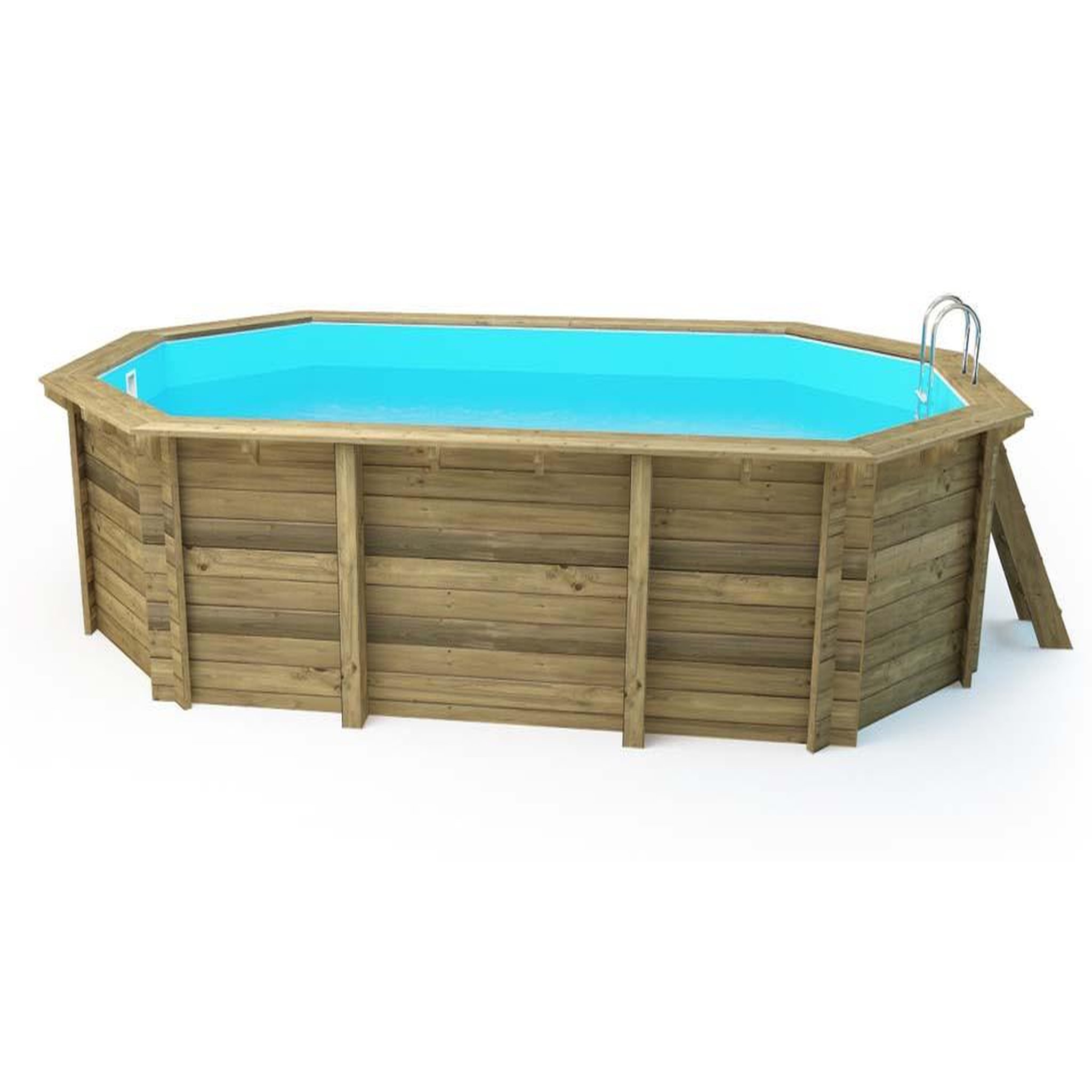 Voir la diapositive 3 : Habitat et Jardin Piscine bois  Florida 130  - 6.57 x 4.57 x 1.31 m