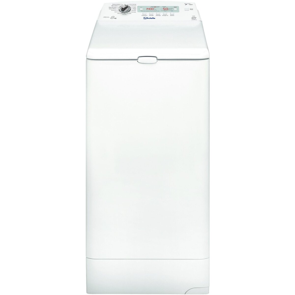 VEDETTE Lave-linge top VLT8384, 8 Kg, 1400 T/min