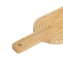 Voir la diapositive 2 : FIVE Planche à Découper Ovale en Bambou  Rainuré  60cm Naturel