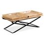 Voir la diapositive 2 : VIDAXL Table basse Bois de manguier massif 110x55x42 cm