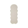 Voir la diapositive 6 : Paris Prix Miroir Mural en Tissu Bouclé  Teddy  160cm Crème