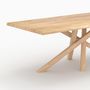 Voir la diapositive 3 : Rendez vous déco Table rectangulaire en bois d'hévéa massif foncé 8 personnes - Robin