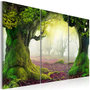 Voir la diapositive 1 : Paris Prix Tableau Imprimé 3 Panneaux  Mysterious Forest