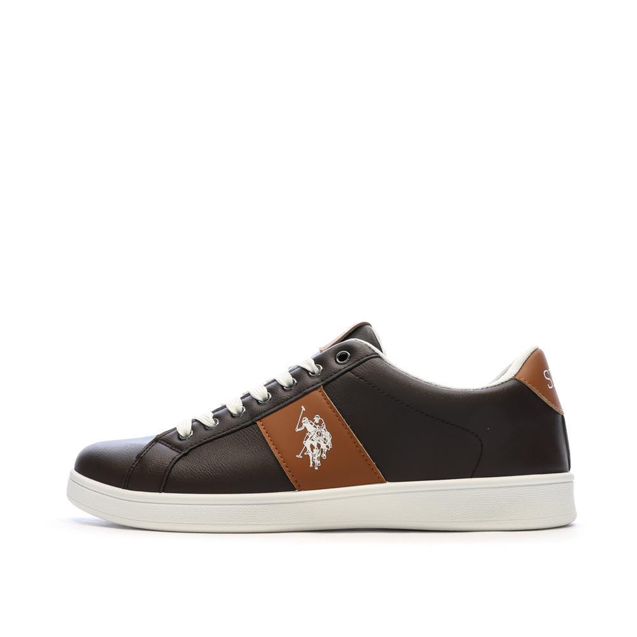 U.S. Polo Assn. Baskets marrons/camel homme us polo assn. Coloris disponibles : Marron