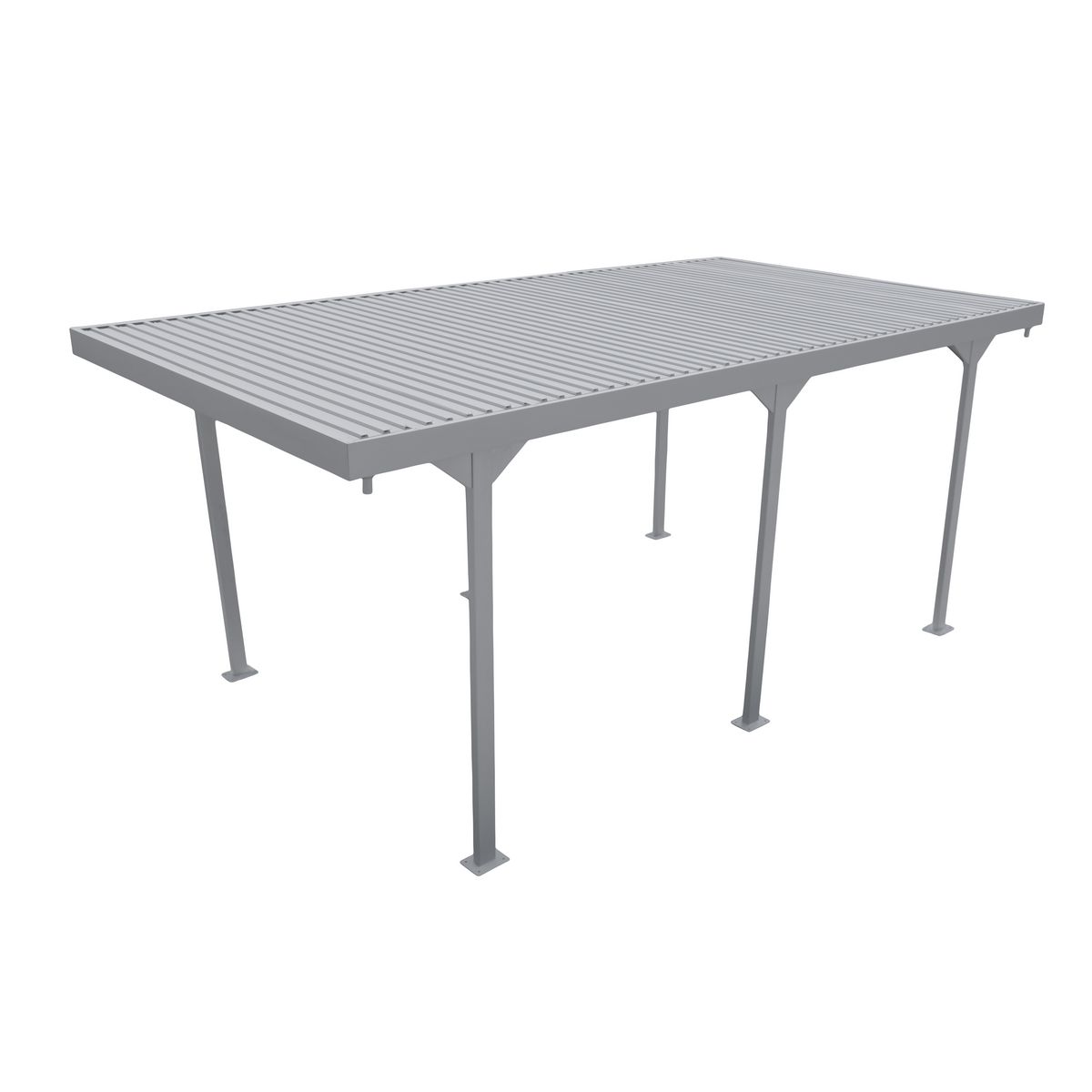 Carport acier Koegas  toit plat 15,58 m²