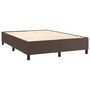 Voir la diapositive 4 : VIDAXL Cadre de lit sans matelas marron 140x190 cm similicuir